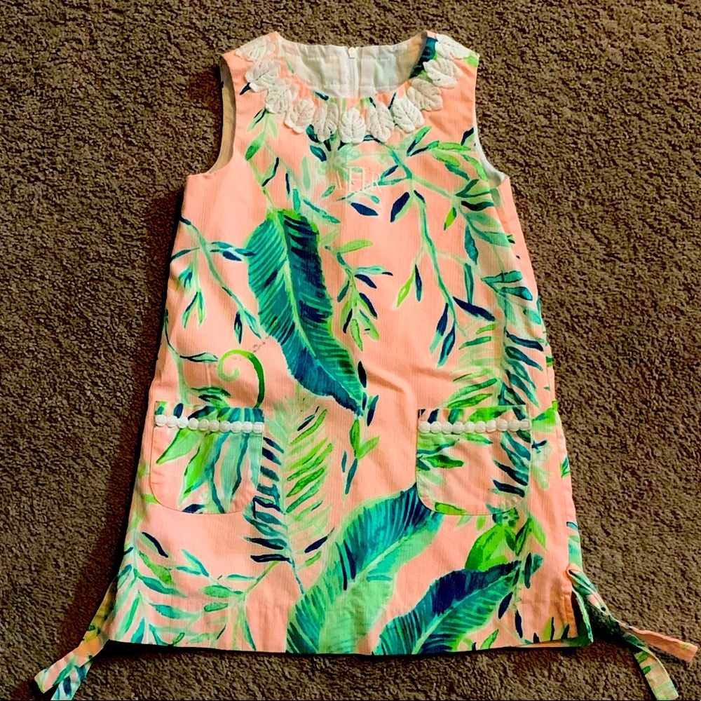 aHr monogrammed Lilly Pulitzer dress